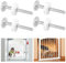 4 Stück Druckschrauben, 90mm Klemmschraube für Kindergitter, Gewindespindelstangen, Schrauben Schraubenersatz für Türen, Kindersicherung, Treppengitter, Kindergitter, Haustier Treppengitter, Baby Gate