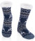 WYTartist kuschelsocken für Herren Warme Winter Thermosocken mit Vollplüsch und Wolle Dicke Warme Pantoffeln Socken 39-46 (Double Elk (Blue))