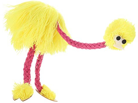 BESTonZON Straußen Marionette Marionetten interaktive Tier Marionette Marionette Spielzeug pupskissen Toy Kinderhandwerk Basteln für Erwachsene tierische Marionetten pelzige Tierpuppe Puzzle
