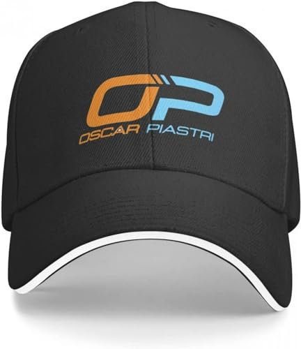 CAPHATMC Baseballkappe Hiphop Sonnenhut Oscar Piastri Logo Baseballkappe Sonnenhut Neu in Hutkappe Damen Herren