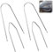 4 Stück autoradio ausbauwerkzeug,Entriegelungsschlüssel Radio,U + V Förmiger EdelstahlAutoradio,DIN-Freigabetasten,Bügel Removal Instrument Schlüssel,Ford,B-Max,C-Max,Fiesta,Focus,Fusion