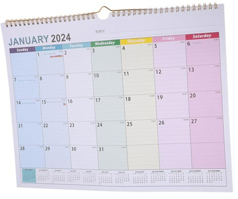 OFFSCH Wandkalender Mit Monatsübersicht Hängender Kalender Für Büro Und Zuhause Vielseitig Einsetzbar Für Terminplanung Und Organisation Langlebige Materialien Praktische Gestaltung