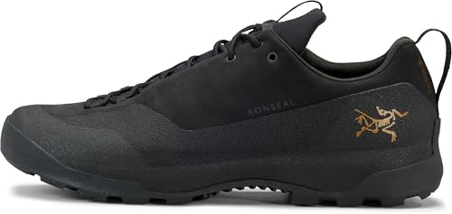 Arc'teryx Konseal GTX Women's | Waterproof Approach Shoe for Rugged, Technical Terrain | Black/Black, 8
