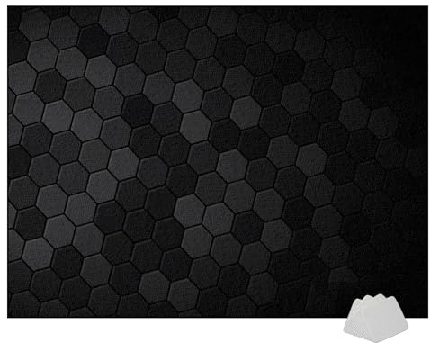Tapis de Batterie électronique Non Glissants, Insonorisé pour Kits De Batterie Électroniques Grosse Caisse Caisse Claire Drum 120 x 80 cm