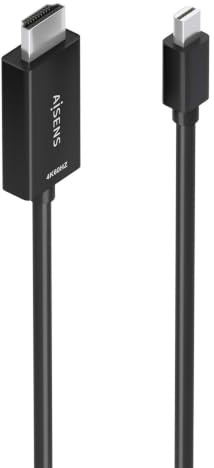 AISENS - A125-0888 - Cable CONVERSOR Mini DP A HDMI 4K@60HZ, Mini DP/M-HDMI/M, 2.0M