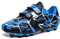 BAODLE Scarpe da Calcio Ragazzi FG/AG Professionale All'aperto Calcio da Scarpe Ragazzo Allenamento TF Bambini Teenage Scarpe Calcetto Traspirante Blu EU 28