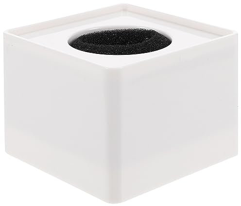 Vaguelly Abs Square Microphone Logo Flag Station Compatible White Pvc/printed Sticker