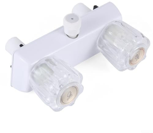 Praktische Größe für Wohnmobil-Duscharmatur mit zwei Knöpfen, perfektes Upgrade für Ihr Camping-Erlebnis