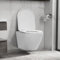 Snsowed WC Sospeso con Design Senza Bordi in Ceramica Bianca,Articoli di ferramenta,Prodotti Idraulici,Articoli Idraulici,WC e Bidet,WC-145237