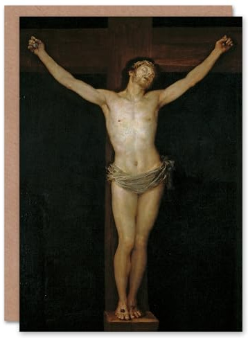 Artery8 Francisco Goya Art Card Jesus Christ Crucified Oil Painting