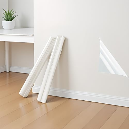 TONIJAWES Elektrostatische Wandschutzfolie 60 cm x 10 m wandschutz transparente Elektrostatik Folie Spritzschutz für Wandschutz für Küche Möbel schutzfolie HundWand Spritzschutz schutzfolie