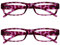 The Reading Glasses Company Die Lesebrille Unternehmen Rosa Schildpatt Leicht Komfortables Leser Wert 2er-Pack Herren Frauen RR32-4 +1,50