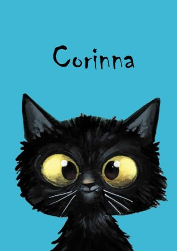 Corinna: Corinna - Katzen - Malbuch / Notizbuch / Tagebuch: A5 - blanko