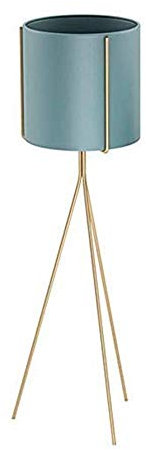 RANRANJJ2 De Haute qualité en Fer forgé Métal Plante en Pot Jardinière Porte-Pot Mode matériel Protection Naturelles et environnementales Bleu