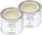 Chalk Paint, pintura Shabby Chic, vintage, color beige arena, para muebles y paredes, extra opaco (2 x 500 ml)