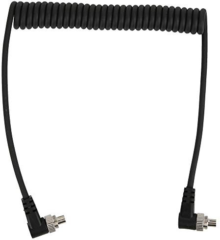 Wendry PC-zu-PC-Flash-Leitung, 100 cm Flash-PC-Synchronisationskabel mit Schraubverschluss für Canon für Nikon-Kamera und Blitzlicht-Verbindungskabel, professionelles Flash-PC-Kabel