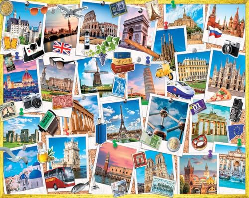 Snapshots of Europe Jigsaw Puzzle 1000 Piece