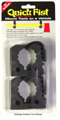 END OF ROAD 4 set- Original Quick Fist Clamp for mounting tools & equipment 1 - 2-1/4 diameter (Pack 2) - 10010