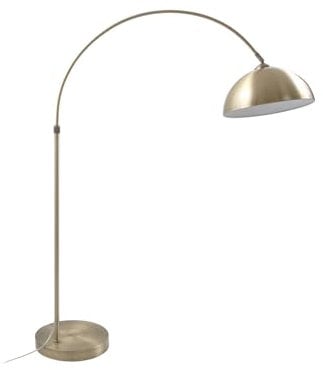 Lindby Stehlampe (Bogenleuchte) 'Lennart' (Modern) in Bronze aus Metall u.a. für Wohnzimmer & Esszimmer (1 flammig, E27) - Bogenlampe, Stehleuchte, Floor Lamp, Standleuchte, Wohnzimmerlampe
