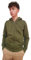 Tommy Hilfiger Herren Hoodie mit Reißverschluss Fur Lined Zipper, Grün (Putting Green), XXL