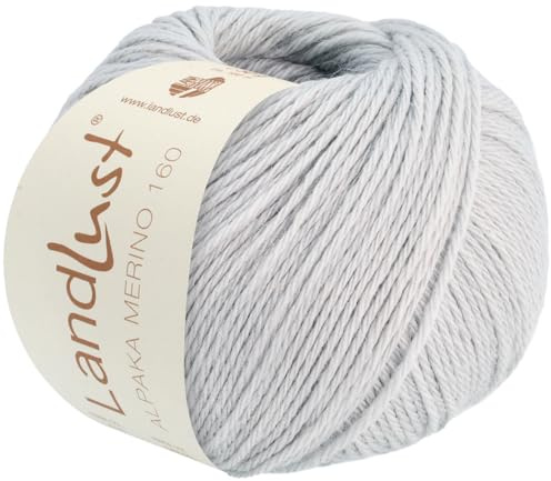 LANA GROSSA Landlust Alpaka Merino 160 | Klassisch verzwirntes Garn aus Merino & Alpaka | Handstrickgarn aus 50% Schurwolle & 50% Alpaka (Baby) | 50g Wolle zum Stricken & Häkeln | 160m Garn FB 439