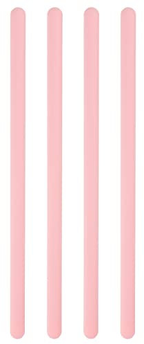 sourcing map 4Stk Silikon Rührstäbe 5.5 Wiederverwendbar Rührstangen für Mischen Epoxidharz Flüssige Farbe Kunst DIY Handwerk Rosa