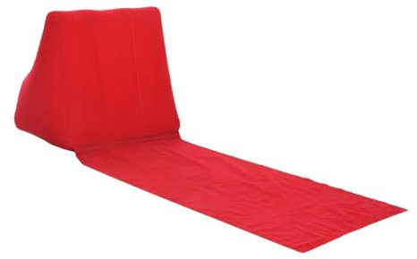 SOONHUA Aufblasbares Rückenkissen, Tragbar Strandliege, Keilform, Liege, Kissen, Strandmatte, faltbar, wasserdicht, Beflockung, Rückenlehne, Stuhl für Outdoor Camping