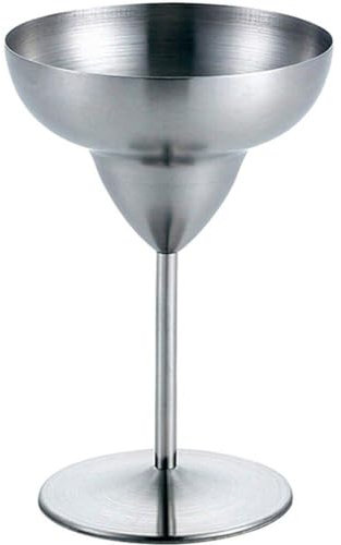 Lpitoy Gasas De Margarita De Acero Inoxidable Copias De Vino De Cóctel Martini Plateado Copas De Vino De Metal