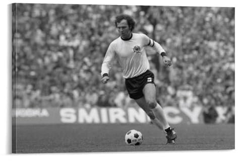 Poster Deutschland-Fußballer Franz Beckenbauer (15), Heimdekor-Poster, Wandkunst, Bilddruck, dekoratives Gemälde, Poster, 30 x 45 cm