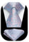 HISDERN Blau Krawatte Hochzeit Paisley Krawatten Taschentuch Blumen Elegant Klassisch Krawatte & Einstecktuch Set