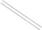 CoCud Barrenas Helicoidales de Acero de Alta Velocidad Extra Largas, Diámetro de 3.5mm y Longitud de 300mm, Barrena Helicoidal Recta, Para Metal, 2 Piezas
