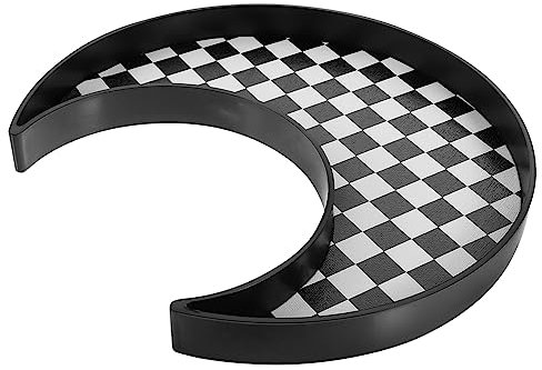 PRETYZOOM Towel Tray Vanity Dresser Jewelry Storage Plate Small Tray Bathroom Vanity Organizer Reed Diffuser Tray Checkerboard Jewelry Tray Small Perfume Tray Desktop Trinkets Abs