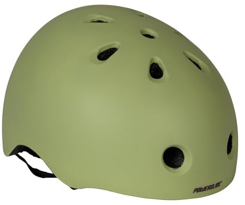 Powerslide Helm Urban Cool Matcha, für Herren und Damen, Inline Skates, Fahrrad, Scooter in grün