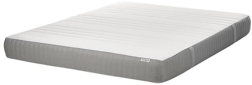 7 Zonen Latexmatratze 160x200 cm hart Abnehmbarer Bezug grau/weiß Fantasy