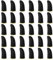 WLLHYF 30pcs Gamer Finger Sleeves Carbon Compression Support Pollice Guanti Touchscreen Finger Cover Anti Sudore Telefono Cellulare Tablet Gaming Stabilizzatore per Tutti i Dispositivi Touchscreen