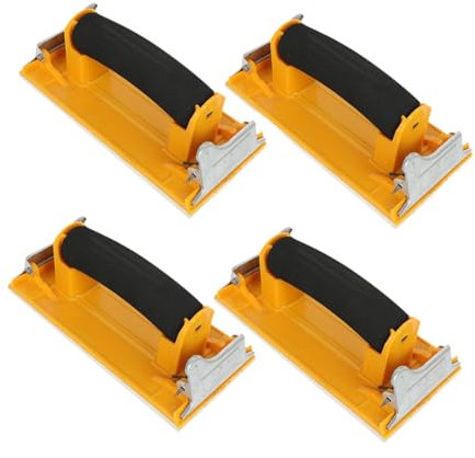 Colcolo 4 stücke Schleifpapier Halter Hand Sander mit Griff, Manuelle Schleifpapier mit Griff,