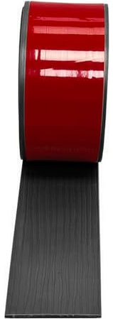 PVC Selbstklebend Abdeckleiste Übergangsprofil Wasserdicht Selbstklebend Breit Vinyl Übergang Sschiene,Boden-Leiste Zum Vinyl Übergangs-für Fußböden,Ungelochte Abdeckleiste (Black, 5m*5cm)