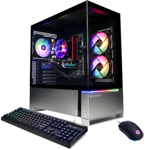 CyberPowerPC Gamer Xtreme VR Gaming PC, Intel Core i5-13400F 2.5GHz, GeForce RTX 4060 8GB, 16GB DDR5, 1TB PCIe Gen4 SSD, WiFi Ready & Windows 11 Home (GXiVR8060A24)