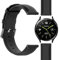 GIOPUEY Bracelet Compatible avec Xiaomi Watch 2, Cuir véritable Sangle Bracelet [Résistant à l'usure] [Respirant] Montre Bracelet - Black