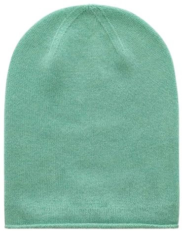 Zwillingsherz 100% Kaschmir Slouch-Beanie – Strickmütze aus Cashmere – Hochwertige Mütze für Damen – Wintermütze One Size – Weiche & warme Mütze – Premium Qualität für Herbst, Winter & Frühling