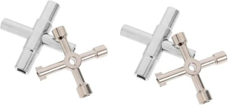 Gatuida 2 Sätze Badezimmer Schraubenschlüssel Wasseruhr Für Gartenschlauch Umkehrosmose Wasserfilter Selters Poolschlüssel Bausatz Umkehrwasserfilter Kern Arrosage Silver Stahl 2 Stück * 2