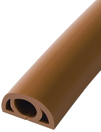 WEKONUMEX Mini Cable Trunking, Cable Trunking Multiple Sizes Multicolor 2 Meters(Brown,2#)