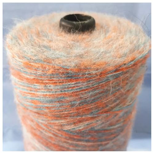 500 g Farbverlauf-Mohairgarn, superweich und angenehm zu tragen, ideal for Handstricken, Weben, for Schals, Mützen, Pullover, Häkelarbeiten und DIY-Projekte(Fairy bloom)