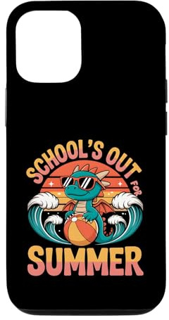 Retro Schools Out For Summer Teacher Dragon And Ball Wave Case for iPhone 12/12 Pro