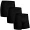 DANISH ENDURANCE 3er Pack Sport Boxershorts Herren, Mit regulärem oder langem Bein, Schwarz, XL