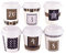 pajoma Adventskalender Cups, 24 Becher zum Befüllen, inkl. Sticker und Accessoires, Gold und Silber