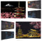 SiYear Scratch Paper Rainbow Malerei Skizze, City Series Night Scene, Scratch Painting kreative Geschenk, Scratchboard Kunst für Erwachsene und Kinder, mit 4 Tools (Mount Fuji + Kirschblüte)