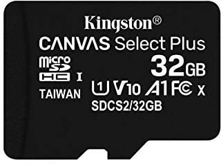Kingston Canvas Select Plus Carte MIcro SD SDCS2/32GB-3P1A Class 10 (3x cards,SD Adaptateur inclus)