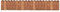 vidaXL Pin Imprégné Rouleau de Bordure 120 cm Marron Jardin Pelouse Allée Patio