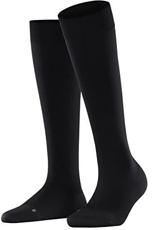 FALKE Damen Kniestrümpfe Energizer W Kh weiches Material mit Kompression 1 Paar, Schwarz Black 3009, 37-38